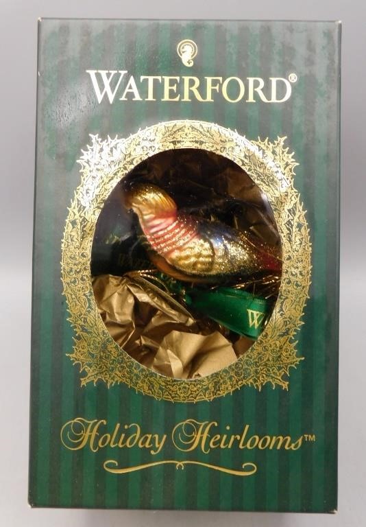Waterford Holiday Bird Christmas Ornament