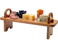 SPEShh Acacia Wooden Serving Board on Stand –