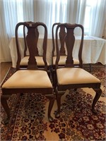 CHERRY DINING CHAIRS UPHL. SEATS