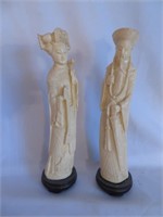 A Pair of Asian Figural Statues