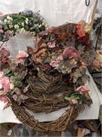 5 Grapevine Wreaths, Plus