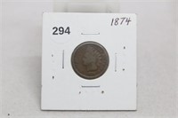 1874 Cent-G