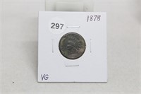 1878 Cent-VG