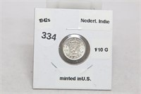 Netherlands Indies 1/10 G-Silver