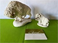 Stone Carved Animal Classics Bison
