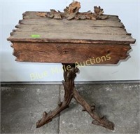 Primitive wood desk-32"tall,17”deep, 24”across
