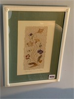 SIGNED AND FRAMED WILDFLOWERS