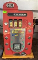 5cent Cherry slot machine-working w/key