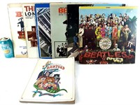 THE BEATLES 6 albums vinyles 33 tours + livre