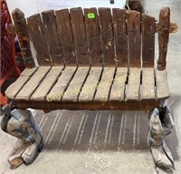 Primitive Boot Bench-32"tall,25”deep,38”across