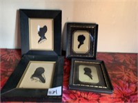 silhouette group of 4
