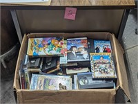 Lot of DVDs and VHS Tapes