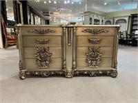 Platine Grand Carved Dresser