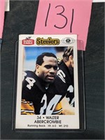 Walter Abercrombie Football Card