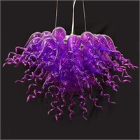 Purple Burst Chandelier