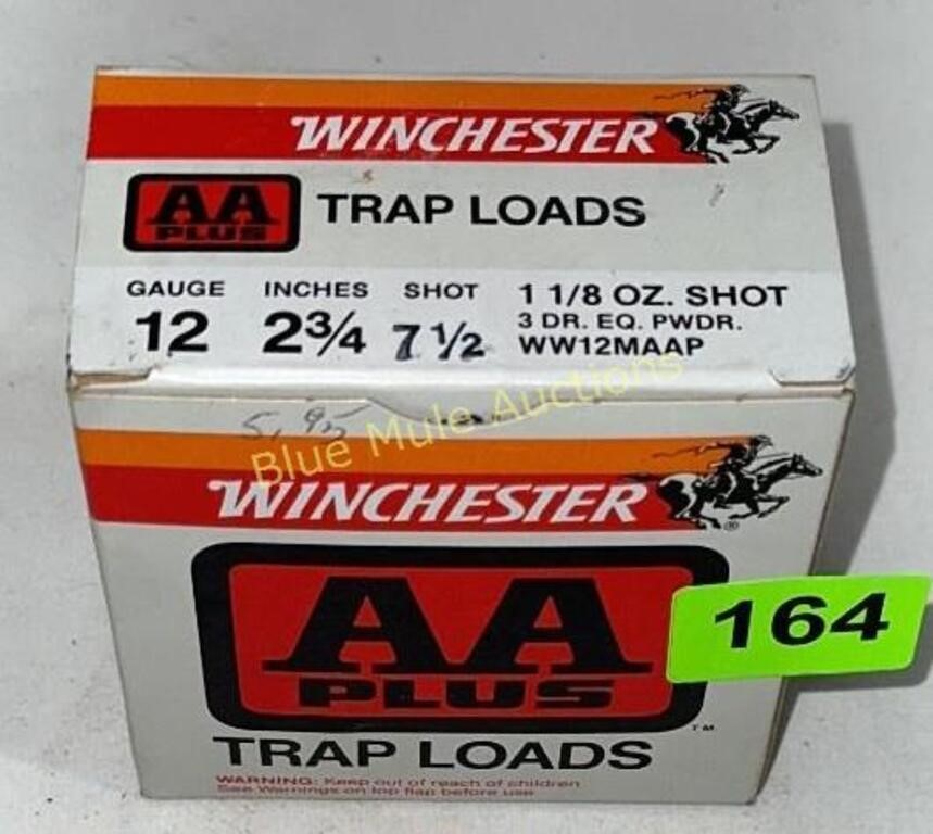 Winchester 12ga, 1 1/8oz shot 25 shells