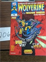 Wolverine vs The Brood Queen Comic Book