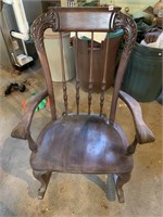 SOLID WOOD ROCKING CHAIR