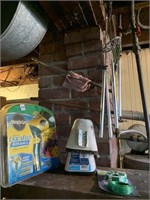 HOSE BIB COVER, MIRACLE GRO SPRAYER, WIND CHIME,