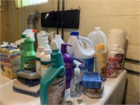 CLEANING PRODUCTS, SCRUB BRUSHES, ETC.