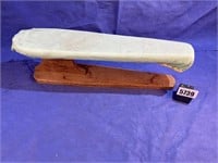 Small Wood Sleeve Ironing Board, 21.5"L