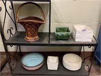 CERAMIC PLANTERS, INCLUDING HAEGER AND HULL