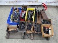 Pallet of Mostly New Hex Wrenches Standard/Metric
