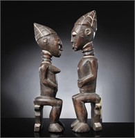 Set of 2 African Arts Couple