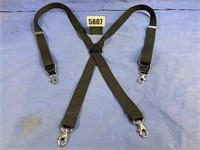 Black Dress Suspenders/Snap Ends, Adjustable