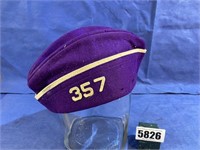 Vintage Wool Purple 357 Wade Brothers Hat,
