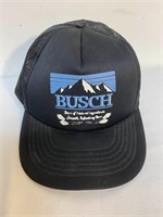 Vintage Busch Beer Snapback Truckers Cap