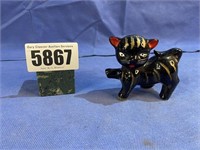 Black Ceramic Kitten
