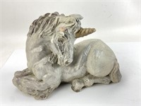 Cement Unicorn Statue