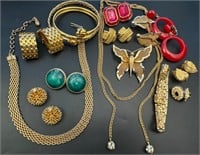 Vintage coro, B.S.K and more jewelry lot