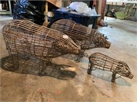 THREE PIGS GOING TO MARKET
