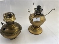 2 Oil Lamp Bases