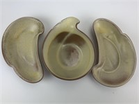 (3) Frankoma Pottery Dishes