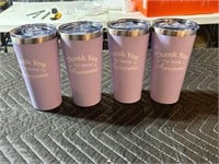 4 Pack Thank You for Being Awesome 16 oz Lavender