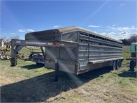 1997 7X24 DONAHUE STOCK TRAILER