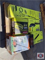 (5 pcs) assorted RYOBI and Black and Decker tools