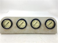 Vintage Marshalltown Vacuum Pressure Gauges