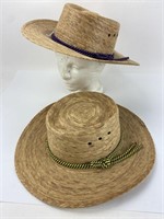 Pair of Nice Straw Hats