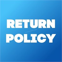 Return Policy!!!