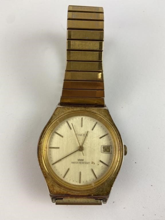 Vintage Mens Timex Water Resistant Watch