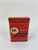 Vtg Natures Remedy Laxative Pocket Tin w/rivets