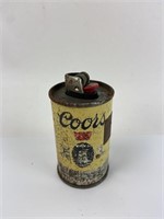 Vtg Coors Light Beer Mini Can Bic Lighter Holder