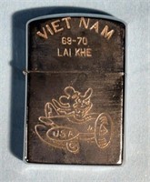 Vietnam Zippo like lighter. See pics working