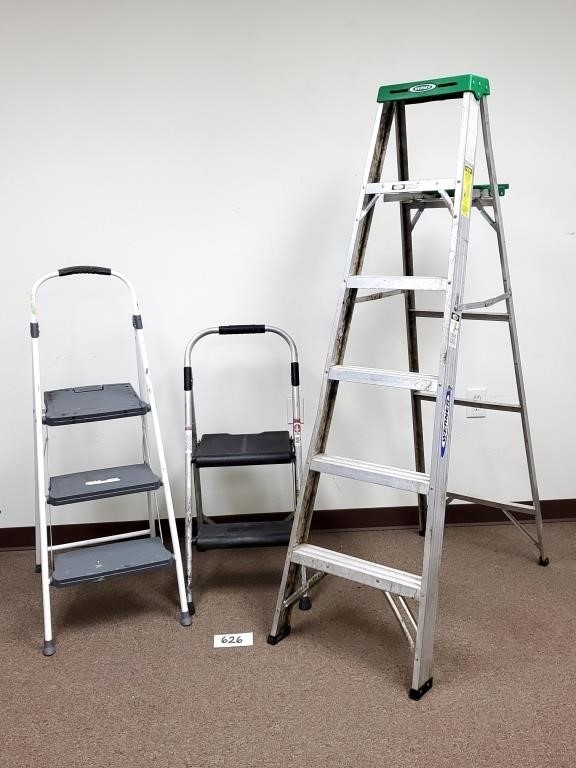 Werner and Cosco Folding Step Ladders (No Ship)