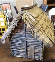 Log Cabin - Production made with twigs