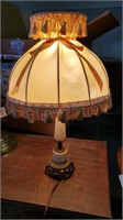 Antique Table Lamp w/Shade 20"h